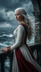 Daenerys on Dragonstone