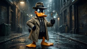 Daffy Duck Noir Detective