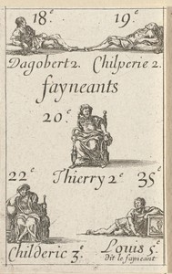 Dagobert II, Chilperik II, Theuderik II, Childerik III en Lodewijk V