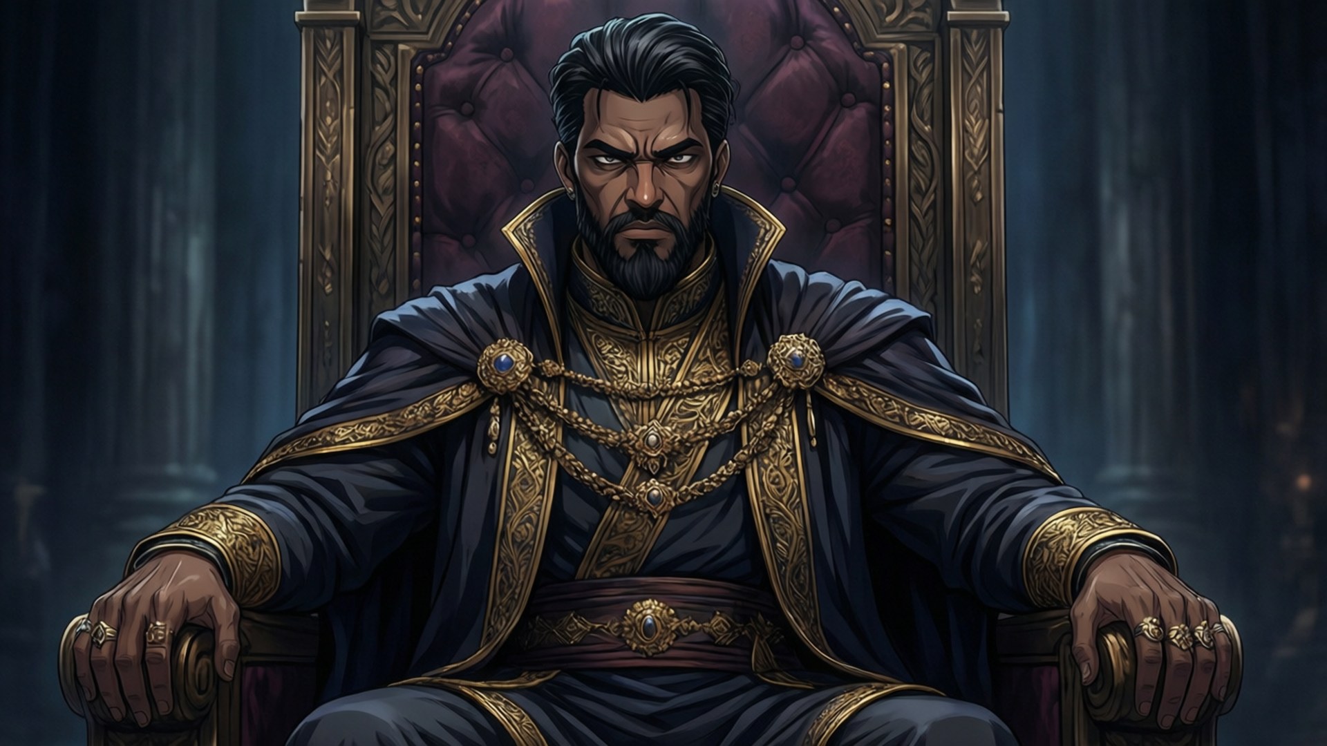 Daida on the Throne by Wallpapers.art Studio