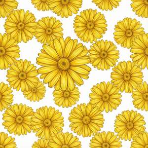 Daisy Seamless Pattern