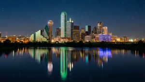 Dallas Night Skyline