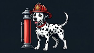 Dalmatian Fire Dog