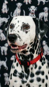 Dalmatian with Collar