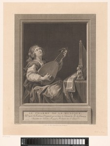 Dame met luit
