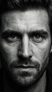 Damiano Monochrome Portrait