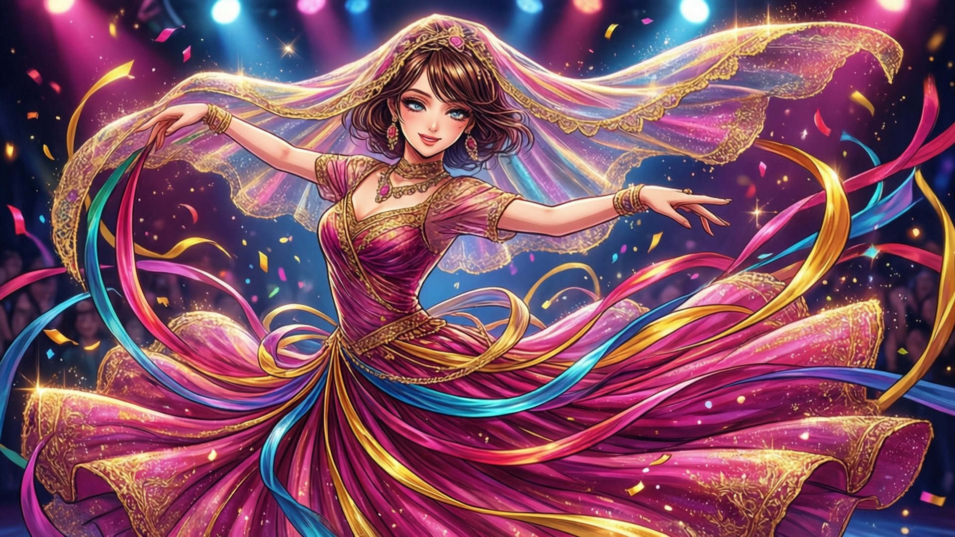 Dance of Veils by Wallpapers.art Studio