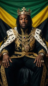 Dancehall King on Throne