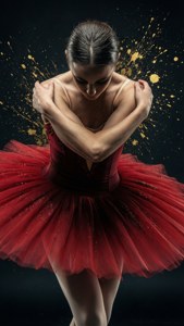 Dancer in Blood Red