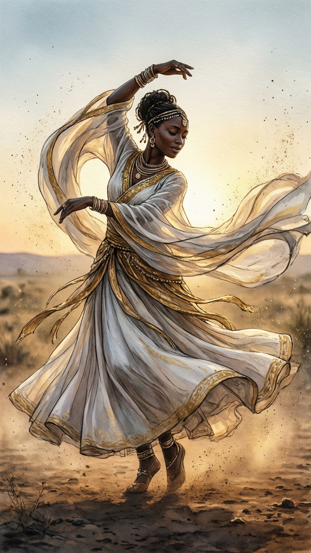Dancer of the Dawn by Wallpapers.art Studio