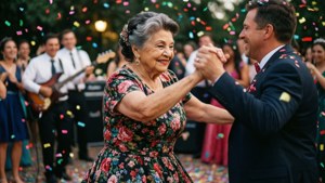 Dancing at Quinceañera
