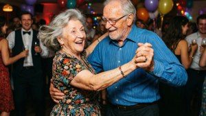 Dancing Grandma Retro