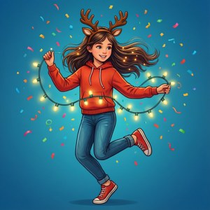 Dancing Light Girl