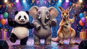 Dancing Party Animals