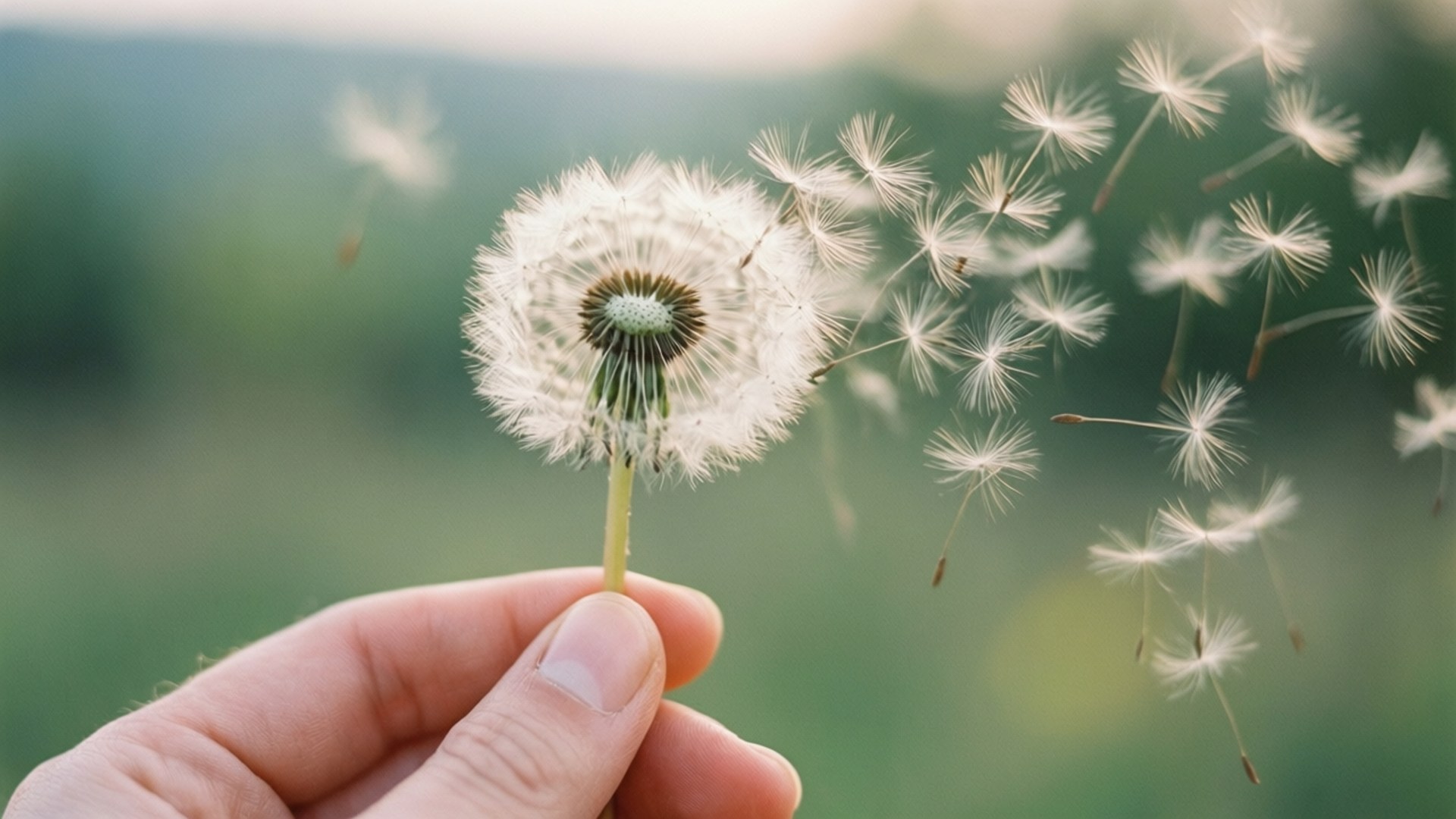 Dandelion Wishes by Wallpapers.art Studio