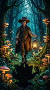 Dandy in the Glowing Forest