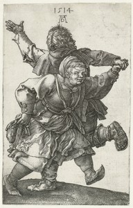 Dansend boerenpaar