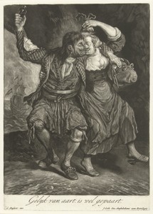 Dansend paar, 1695
