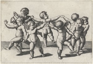 Dansende putti