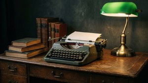 Dark Academia Desk
