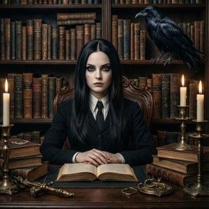Dark Academia Library