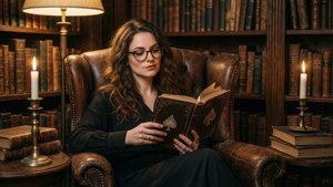 Dark Academia Library