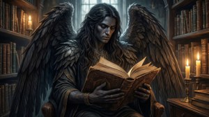 Dark Angel in the Library
