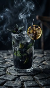 Dark Charcoal Mojito