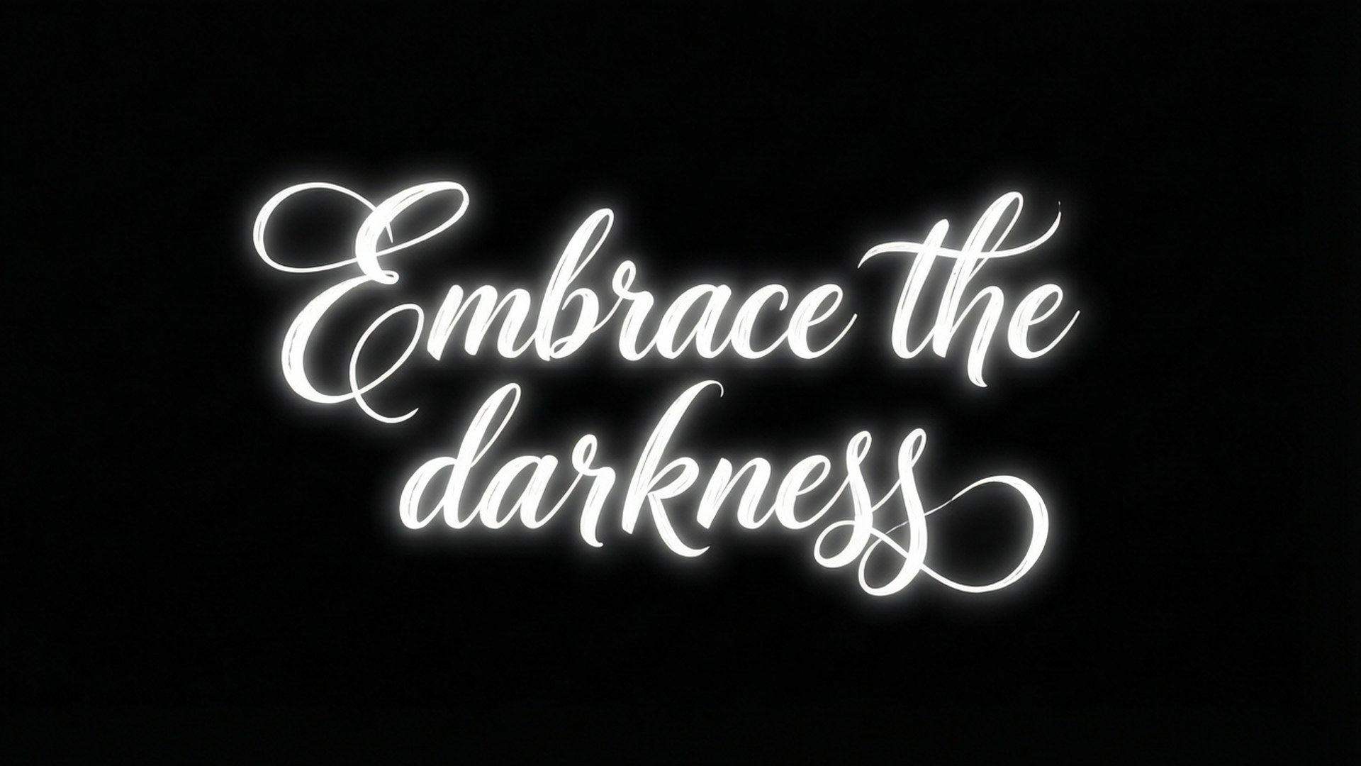 Dark Elegance Quote by Wallpapers.art Studio