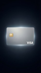Dark Glow Minimalist Visa