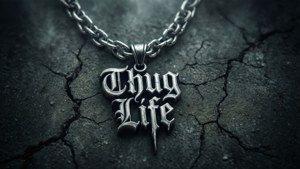 Dark Gothic Thug Life Chain