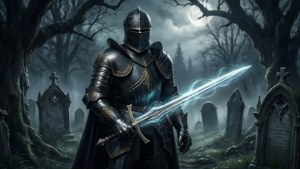 Dark Knight in Graveyard