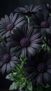 Dark Marguerite Elegance