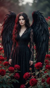 Dark Rose Angel