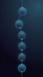 Dark Vertical Timeline