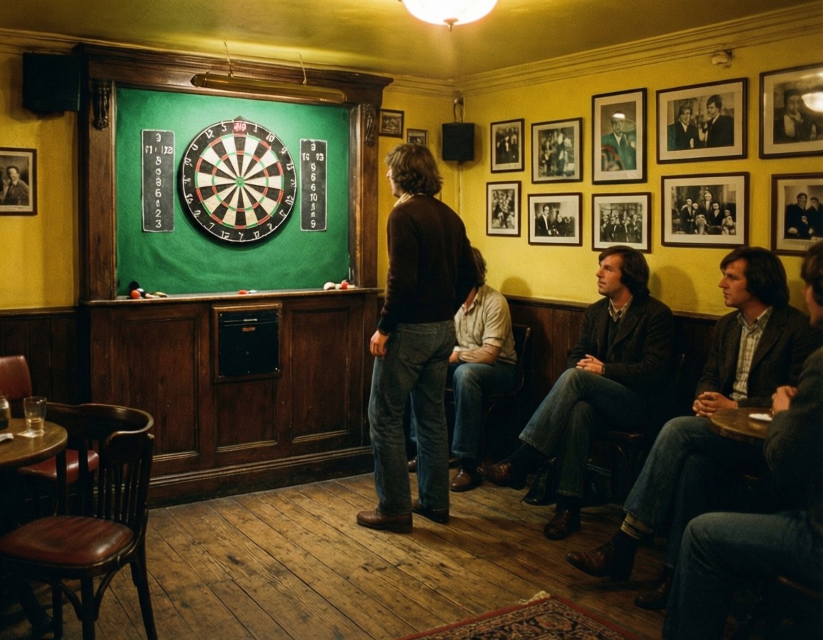 Darts and Laughter by Wallpapers.art Studio