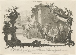 Das Bretspiel (Ladies and Gentlemen Playing Board Games)