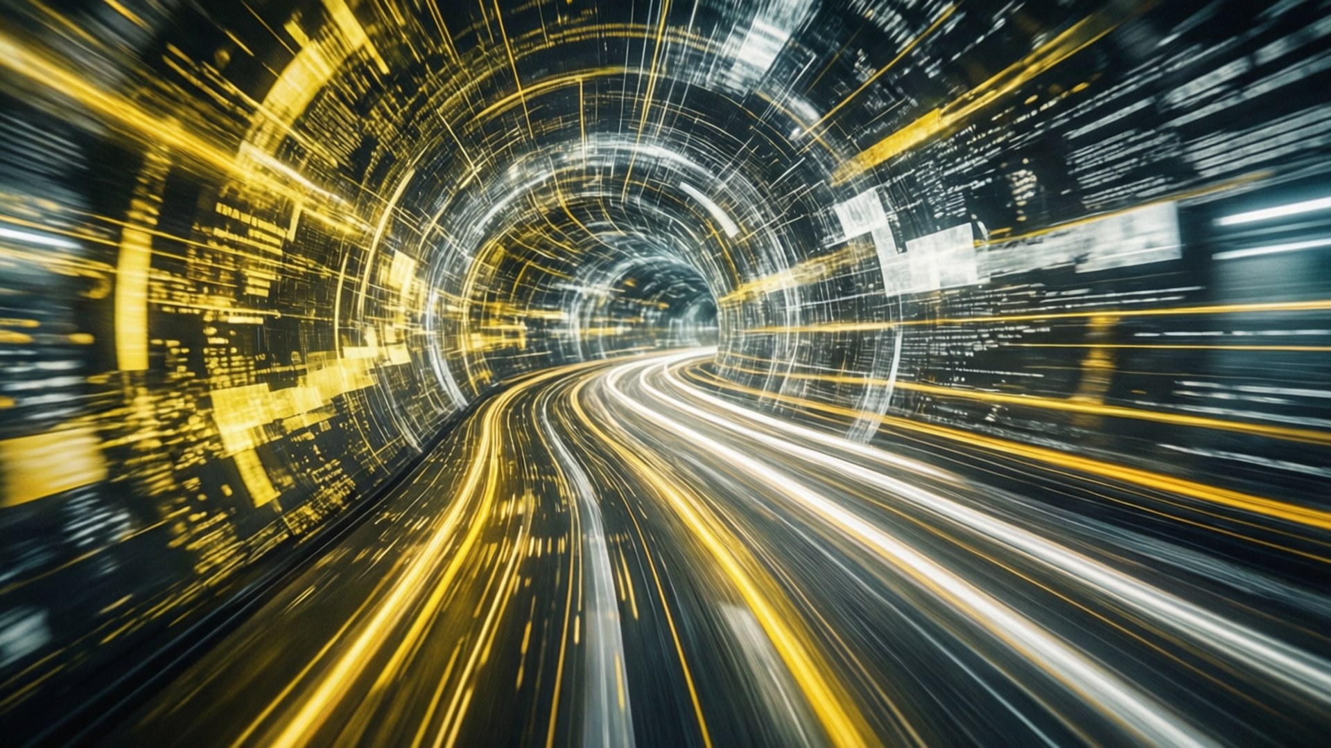 Data Tunnel Speed by Wallpapers.art Studio