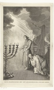 David en Abjatar raadplegen God
