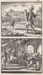 David en Goliath / Saul probeert David te doden