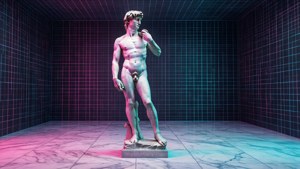 David Grid Statue