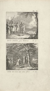 David hoort van de dood van Saul en Jonatan / Absaloms dood