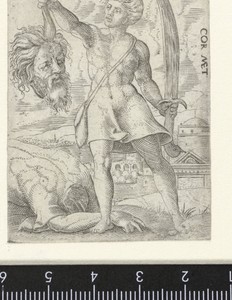 David met het hoofd van Goliat