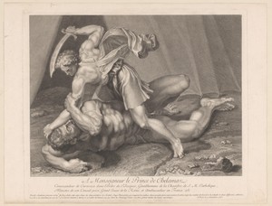 David onthoofdt Goliath