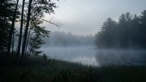 Dawn at Heart Lake