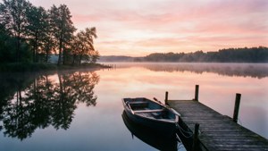 Dawn Lake Fishing