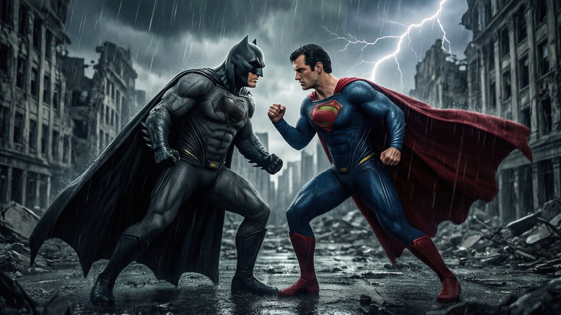 Dawn of Justice Clash by Wallpapers.art Studio