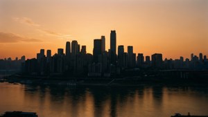Dawn Skyline Silhouette