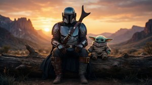 Dawn with Grogu