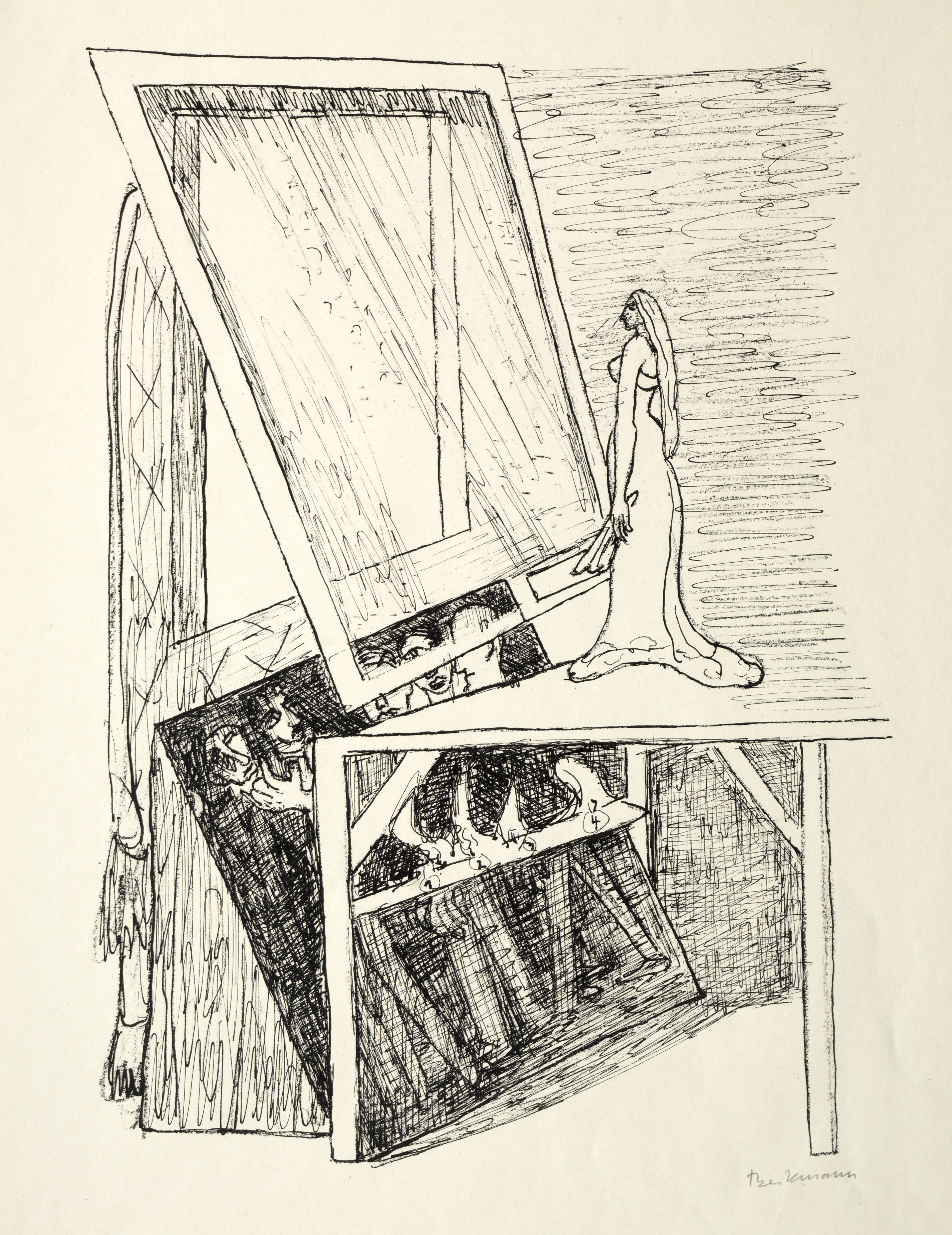 Day and Dream: Magic Mirror by Max Beckmann